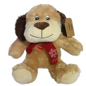 Petsmart Chance Puppy Dog Plush Toy w/ Squeaker 2019 NWT Tags 15" Stuffed Animal